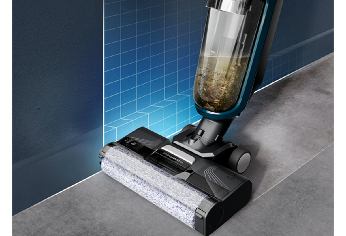 Απεικονίζεται το σκούπισμα και η γέμιση του κάδου.